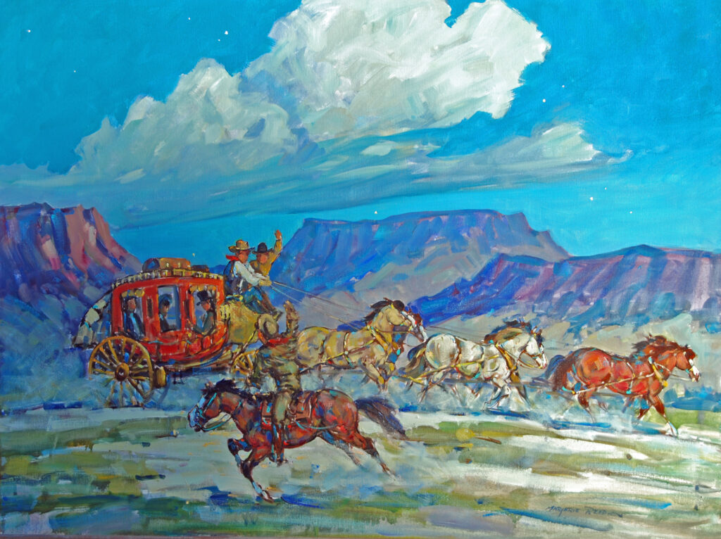 marjorie reed painting cowboy